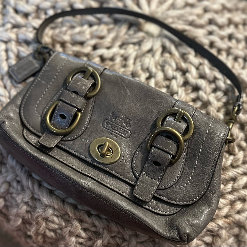 Authentic Coach Legacy Wristlet.